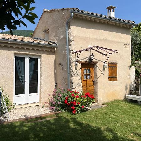 Villa Cabanon entouré de montagnes et d'oliviers Nyons Esterno foto